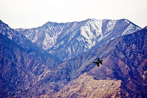 f/a-18 hornet in low altitude training, aircraft, army, death valley, f-18 hornet, f/a-18 hornet, fighter jet, fly-by, flying, inyo mountains, low altitude, military plane, saline valley, training, us air force