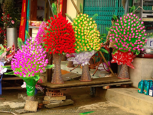 fake flowers - vietnam, fake flowers, flower shop