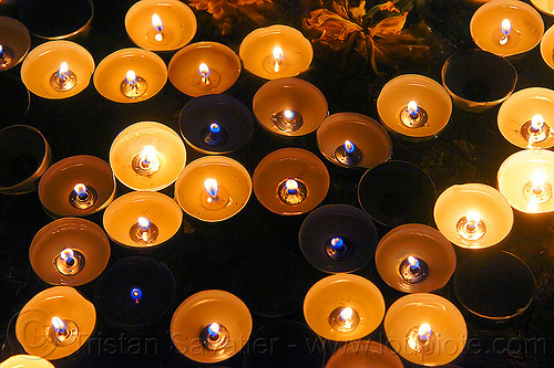 floating candles at night - dia de los muertos (san francisco), altar de muertos, burning, day of the dead, dia de los muertos, floating candles, halloween, night