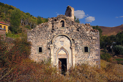 georgian church ruin (turkey country), byzantine, georgian church ruins, orthodox christian
