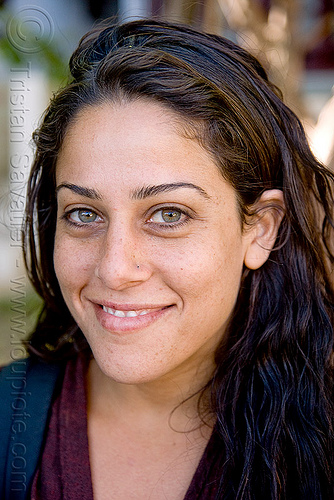 green eyed girl - young israeli woman, esti, green eyed, green eyes, ladakh, leh, woman, लेह
