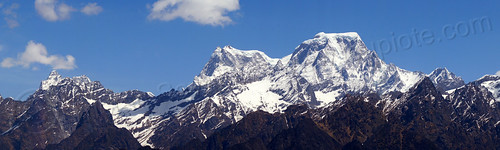 haathi parvat mountain (india), haathi parvat, landscape, mountains, panorama, peak, snow, summit