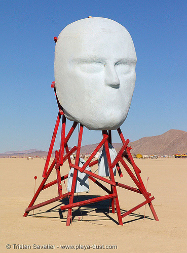 headspace by michael matteo - burning man 2005, art installation, headspace, michael matteo