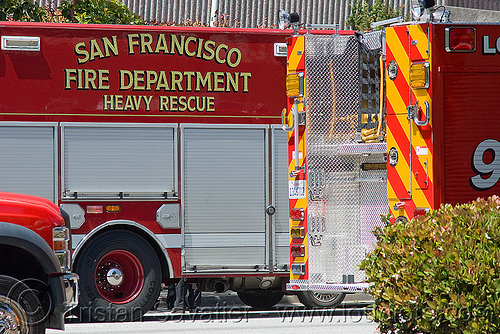 heavy rescue - san francisco fire department, fire department, fire engines, fire trucks, sffd
