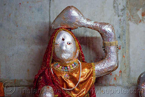 hindu deity (india), pushkar, statue
