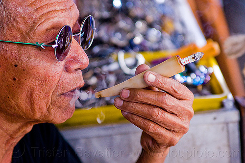 horn cigarette holder, cigarette holder, hand, man, smoke, smoker, smoking, sunglasses