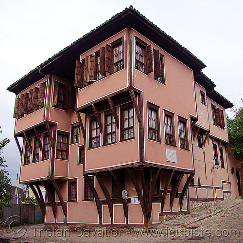interesting house (bulgaria), architecture, facade, house, wooden