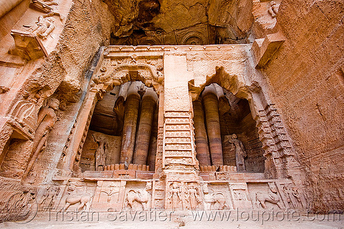 jain temple - gwalior (india), caves, gwalior, jain temple, jainism, rock-cut, sculptures, statue, stone carving, temples, tirthankaras