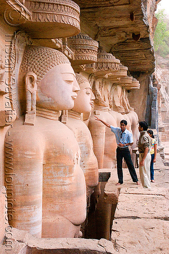 jain temple - gwalior (india), caves, gwalior, himanshu gupta, jain temple, jainism, rock-cut, sculptures, statue, stone carving, temples, tirthankar, tirthankaras