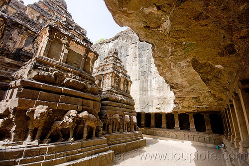 kailash hindu temple - ellora caves (india), ellora caves, hindu temple, hinduism, kailash temple, monolithic, rock-cut, कैलास मन्दिर