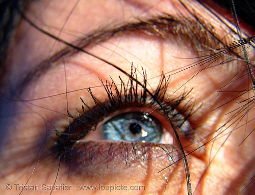 keri's blue eye, beautiful eyes, blue eyes, blueeye, closeup, eye color, eyelashes, iris, keri, mascara, woman