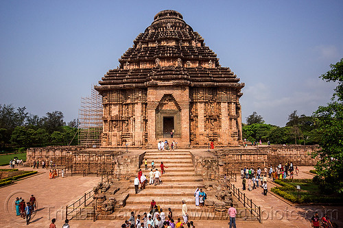 konark sun temple (india), crowd, hindu temple, hinduism, konark sun temple, stairs, steps, tourists