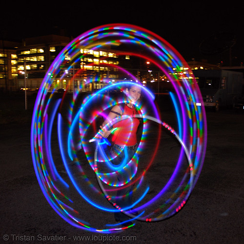 la rosa (jaden) spinning led hula hoop - lsd fuego, fire dancer, fire dancing, fire performer, fire spinning, glowing, hula hoop, hula hooping, led hoop, led lights, light hoop, night, spinning fire