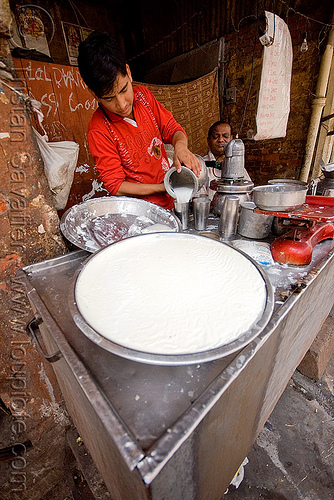 lassi stand - dahi (curd) - delhi (india), curd, dahi, delhi, lassi, yogurt
