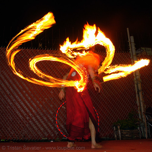 lsd fuego - fire performer spinning fire (san francisco), fire dancer, fire dancing, fire performer, fire spinning, fire staff, night, spinning fire