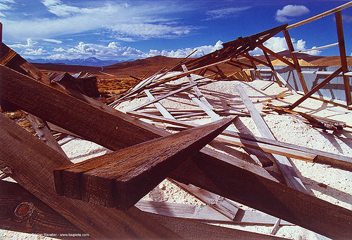 lumbers in ruin of gold mine -, beams, bodie, ghost town, gold mine, lumbers, timber, trespassing