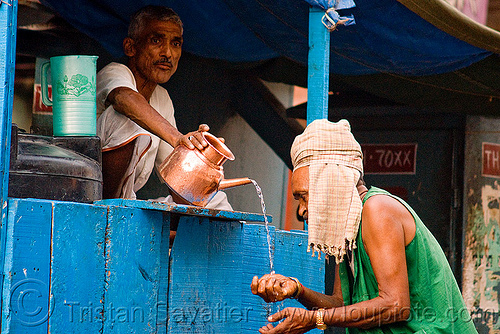 man pooring drinking water - delhi (india), delhi, drinking water, man, pooring