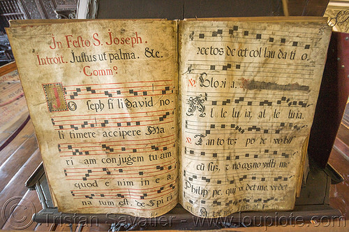 medieval musical notation - manila (philippines), book, latin, manila, medieval, music notation, music score, musical notation, san augustin church, sheet music