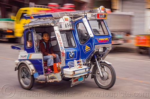 motorized tricycle (philippines), bontoc, boy, child, colorful, kid, motorcycle, motorized tricycle, passenger, sidecar, sitting, tricycle philippines