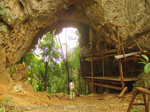 natural bridge - thailand, cave mouth, caving, natural arch, natural bridge, natural cave, spelunking, temple, wat
