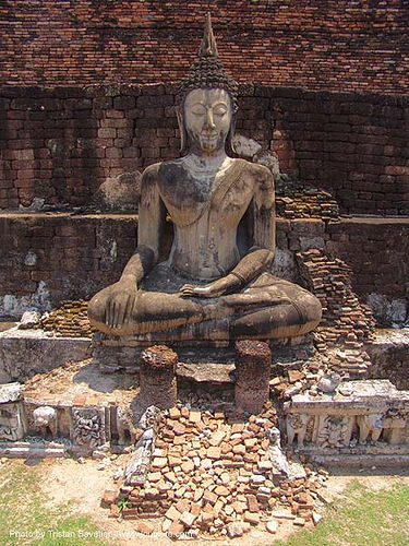 พระพุทธรูป - old buddha statue - อุทยาน ประวัติศาสตร์ สุโขทัย - เมือง เก่า สุโขทัย - sukhothai - thailand, buddha image, buddha statue, buddhism, buddhist temple, cross-legged, ruins, sculpture, sukhothai, พระพุทธรูป, อุทยาน ประวัติศาสตร์ สุโขทัย, เมือง เก่า สุโขทัย