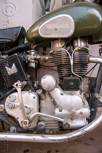 old bullet motorcycle engine, 350cc, engine, motorcycle touring, road, royal enfield bullet, udaipur