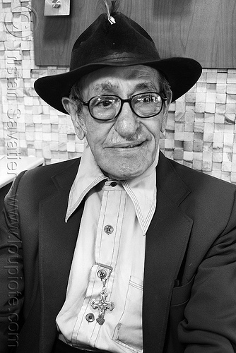 old man with hat, christian cross, eyeglasses, eyewear, hat, old man, pedro lopez-brito, pedro lópez-brito, prescription glasses, spectacles