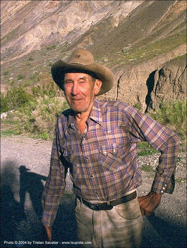 oldtimer - old gold prospector - surprise canyon (california), gold miner, hat, old man, oldtimer, prospector, surprise canyon