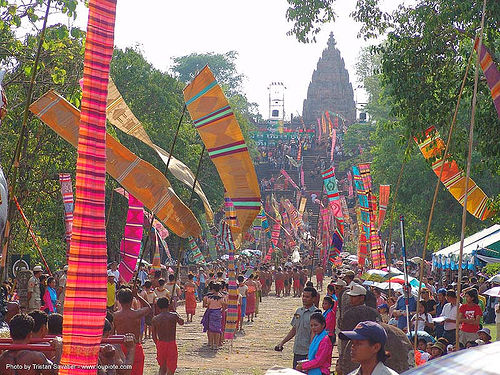 ปราสาทหินพนมรุ้ง - phanom rung festival - thailand, backlight, banners, ปราสาทหินพนมรุ้ง