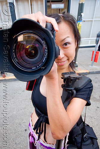 photographer - christine fu - camera lens (san francisco), asian woman, camera lens, canon, chinese, christine, paparazzi, photographer