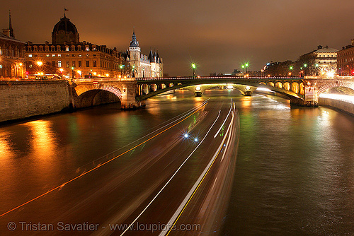 pont notre-dame (paris), bridge, night, pont notre-dame, river, seine