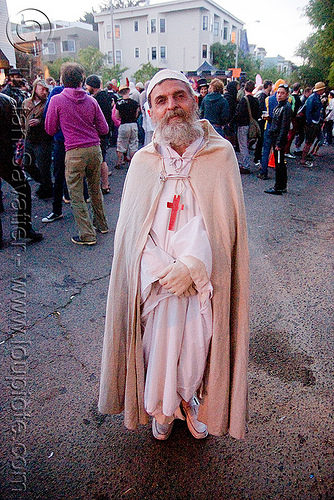 priest - easter sunday in san francisco, carnival priest, cross, drag, easter, man, nuns, priest costume
