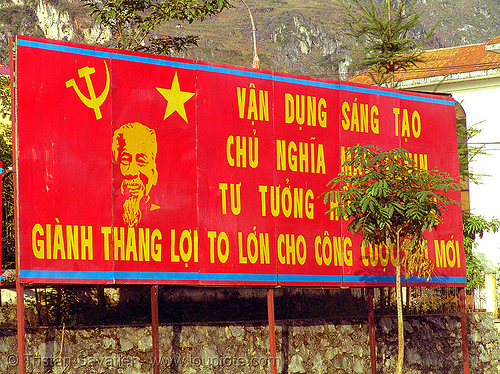 red communist sign - vietnam, communist sign, propaganda, red, yen minh, yên minh