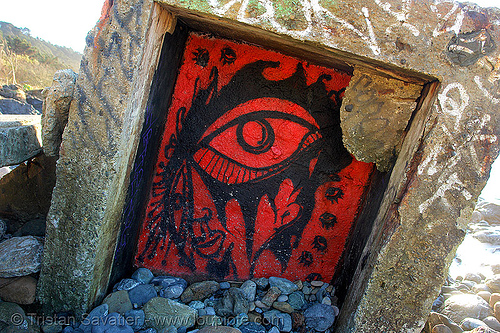 red eyes graffiti (san francisco), eye graffiti, red eyes