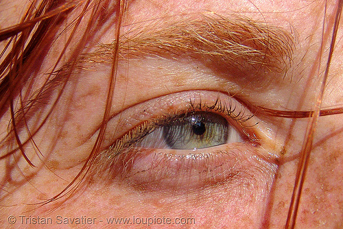 redhead deva's eye, beautiful eyes, closeup, eye color, eyelashes, freckles, iris, red hair, redhead, woman