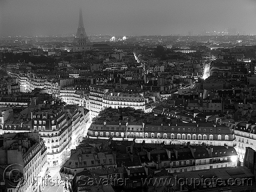 saint-germain-des-prés at night (paris), aerial photo, city, cityscape, night, saint germain, saint-germain-des-pres, saint-germain-des-prés, saint-sulpice, trespassing