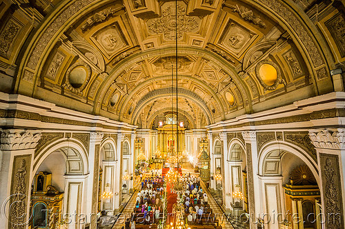 san augustin church - manila (philippines), architecture, ceiling, inside, interior, manila, san augustin church, trompe l'oeil