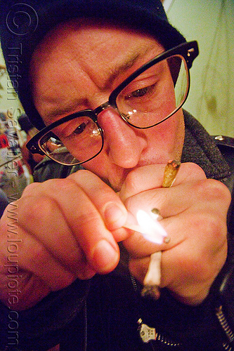 smoking too much, cigarettes, eyeglasses, eyewear, fire, hands, lighter, lit match, man, matt, prescription glasses, smoker, smoking, spectacles