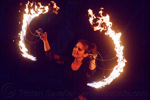 spinning fire fans, ally, fire dancer, fire fans, fire spinner, night, woman