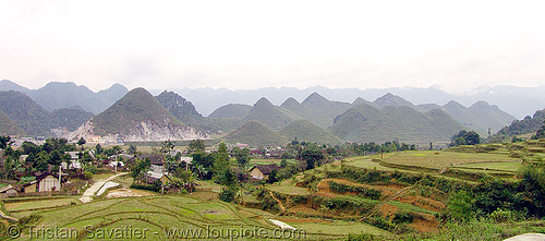tám sơn landscape in northern vietnam - panorama, hills, landscape, mountains, panorama, quản bạ, tám sơn