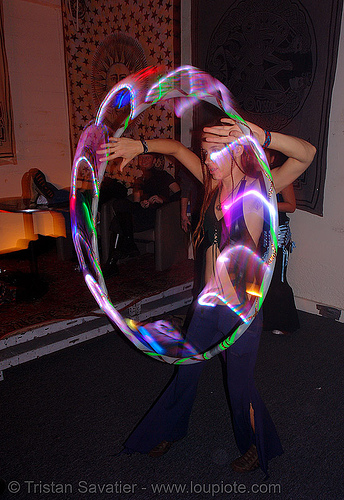 tamara with light hulahoop, glowing, hula hoop, hula hooping, led hoop, led lights, light hoop, night