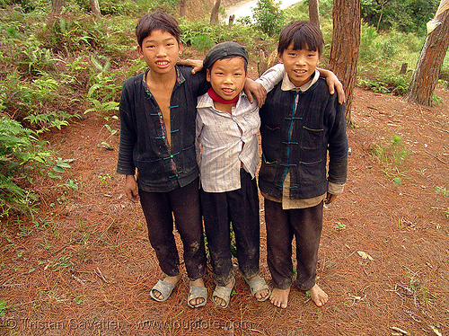 tribe kids - vietnam, children, hill tribes, indigenous, kids