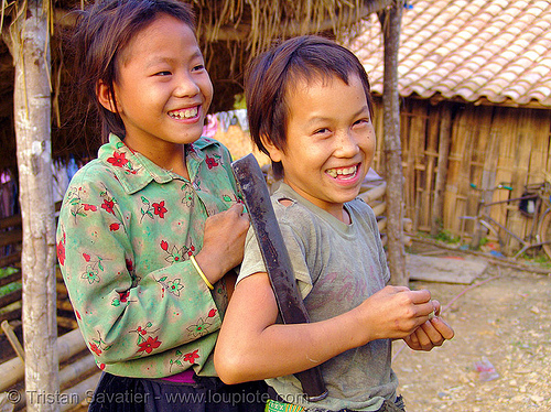 tribe kids - vietnam, children, green hmong, hill tribes, hmong tribe, indigenous, kids