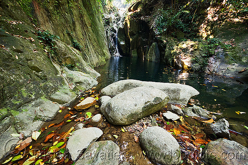 waterfall 3 - gunung gading national park (borneo), borneo, boulders, falls, gunung gading, malaysia, rock, waterfall