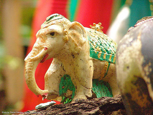 ช้างเผือก - white elephant sculpture - thailand, altar, elephant sculpture, elephant statue, offering, white, ช้าง, ช้างเผือก