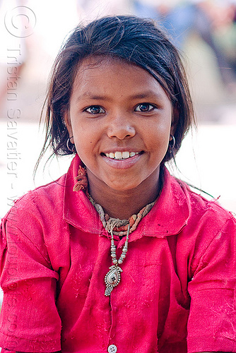 young girl - sailana (india), girl, sailana
