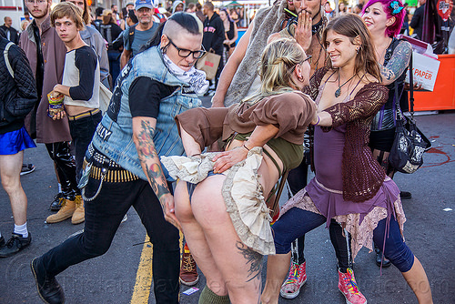 folsom street fair 2015 (san francisco), ass, spanked, spanking, women