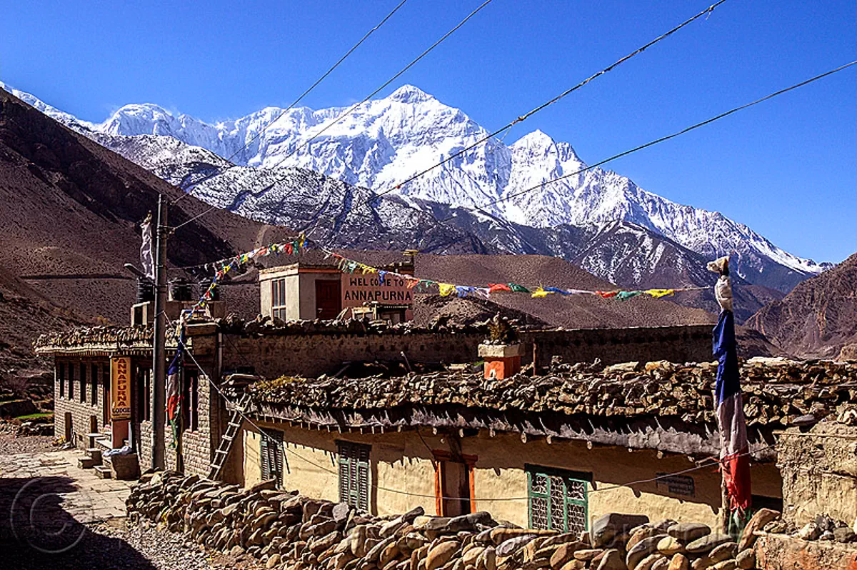 annapurna lodge in kagbeni village, nepal