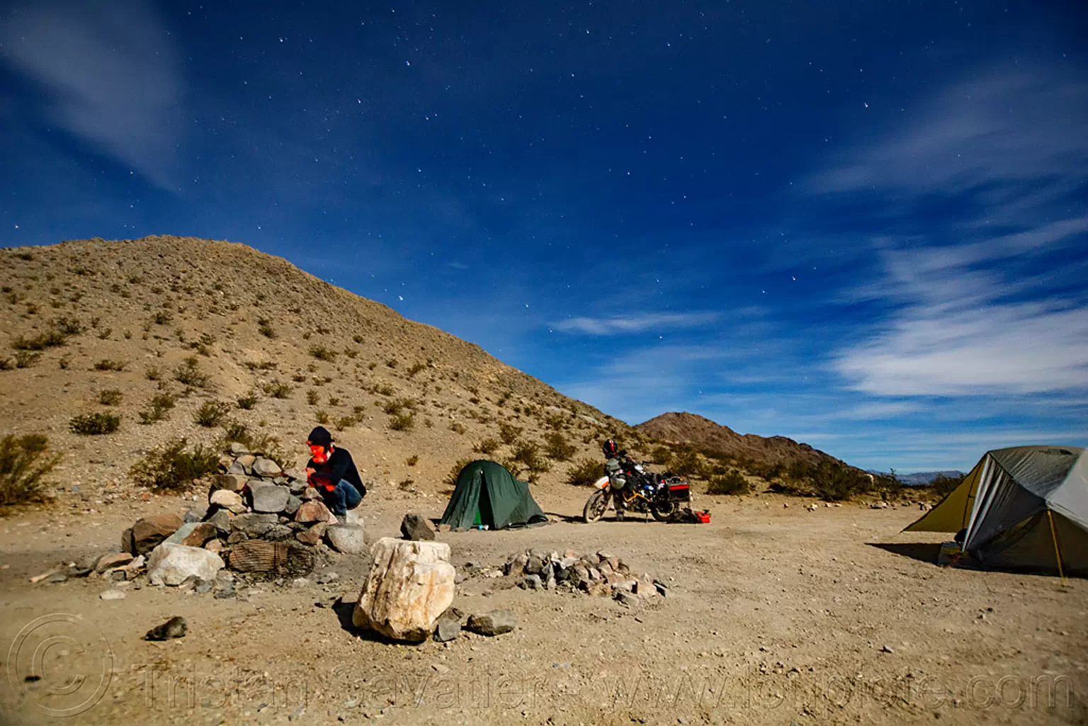backcountry camping, death valley