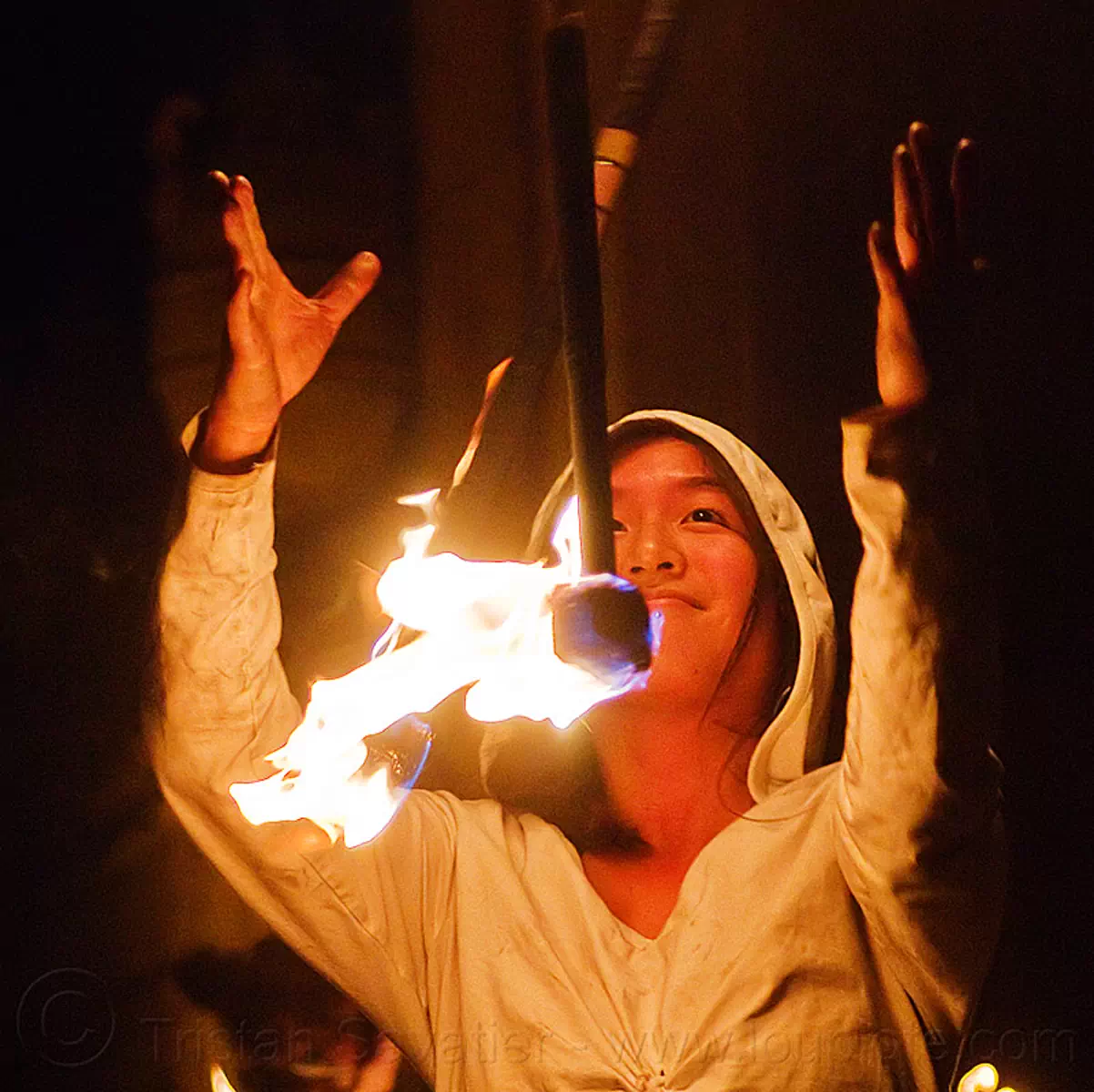 catching fire staffs